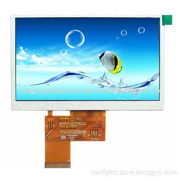 480x272 Dots LCD 4.3" TFT LCD Display Module, Graphic LCM Screen, 24 Bits